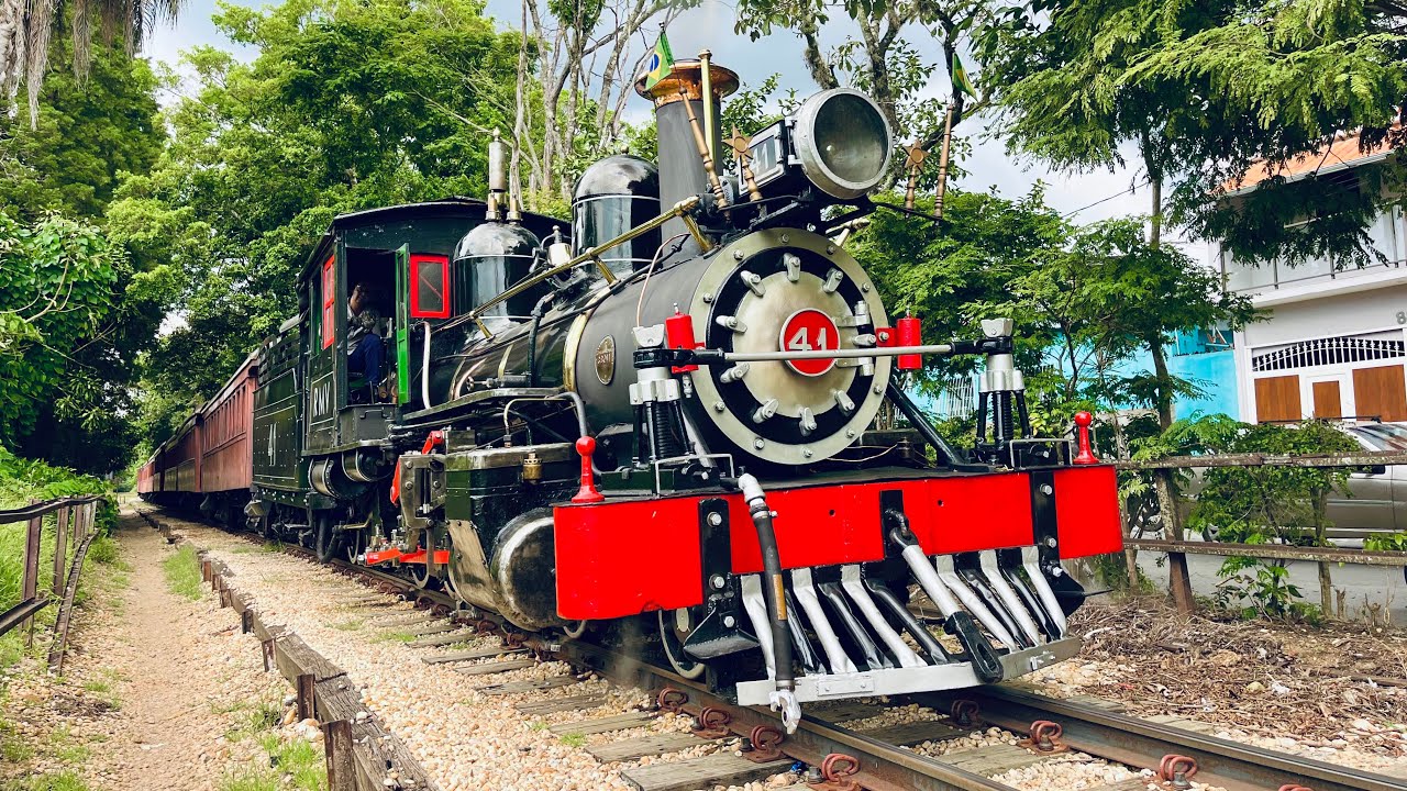 LOCOMOTIVA 41 - MAIS UM TESTE REALIZADO PELO TRECHO - SÃO JOÃO DEL REI MG, BRASIL.
