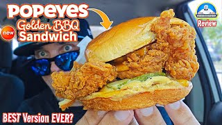 Popeyes® Golden BBQ Chicken Sandwich Review! | The BEST One? | theendorsement