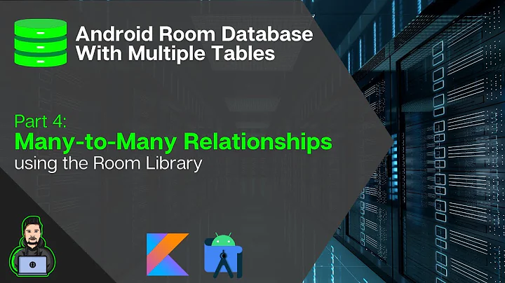 N-to-M Relationships - Android Room Database With Multiple Tables