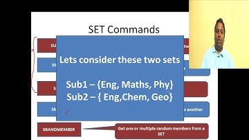 REDIS - What  are Sets? SET commands in REDIS -  NoSQL  Databases #25
