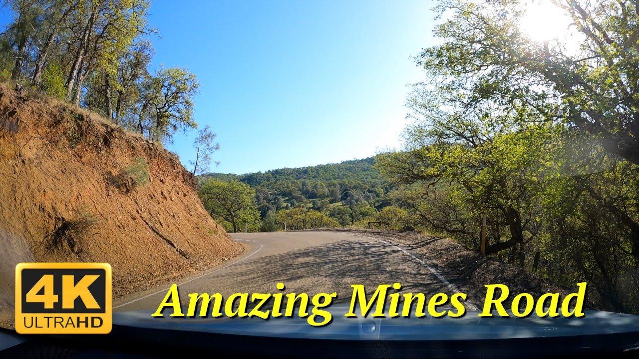 Mines Road, from Livermore to San Jose 4K Time Lapse with Highlights