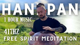 Free spirit (417Hz) | 1 Hour handpan music | Warren Shanti