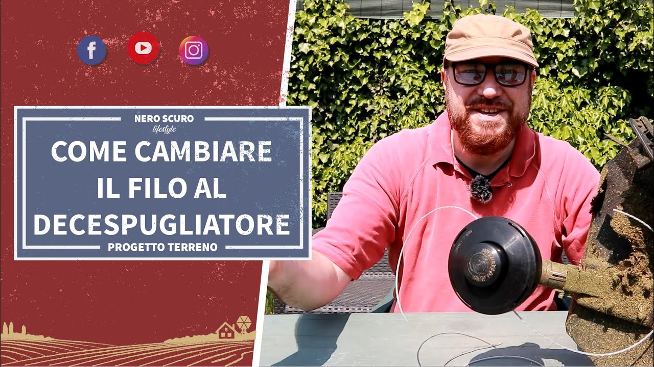 COME CAMBIARE IL FILO AL DECESPUGLIATORE ! do it yourself!