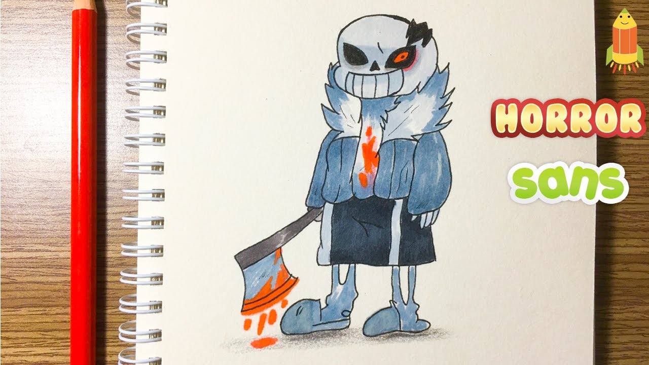 unfinished horror sans drawing by coco on Dribbble