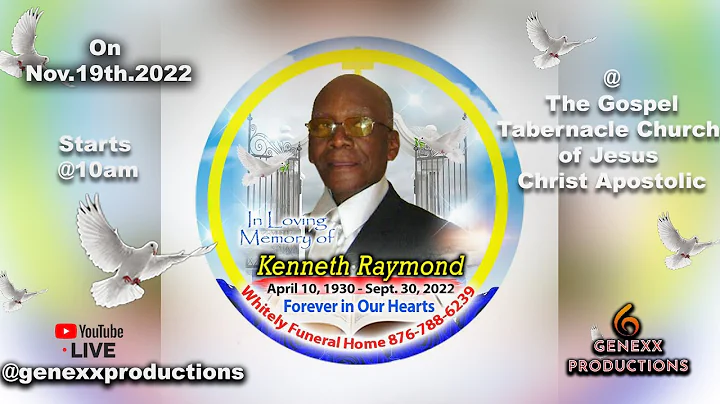 Thanksgiving Service for the Life of Overseer Kenn...