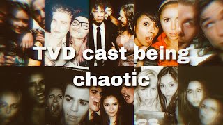 THE VAMPIRE DIARIES CAST BEING CHAOTIC FOR 11 MINUTES