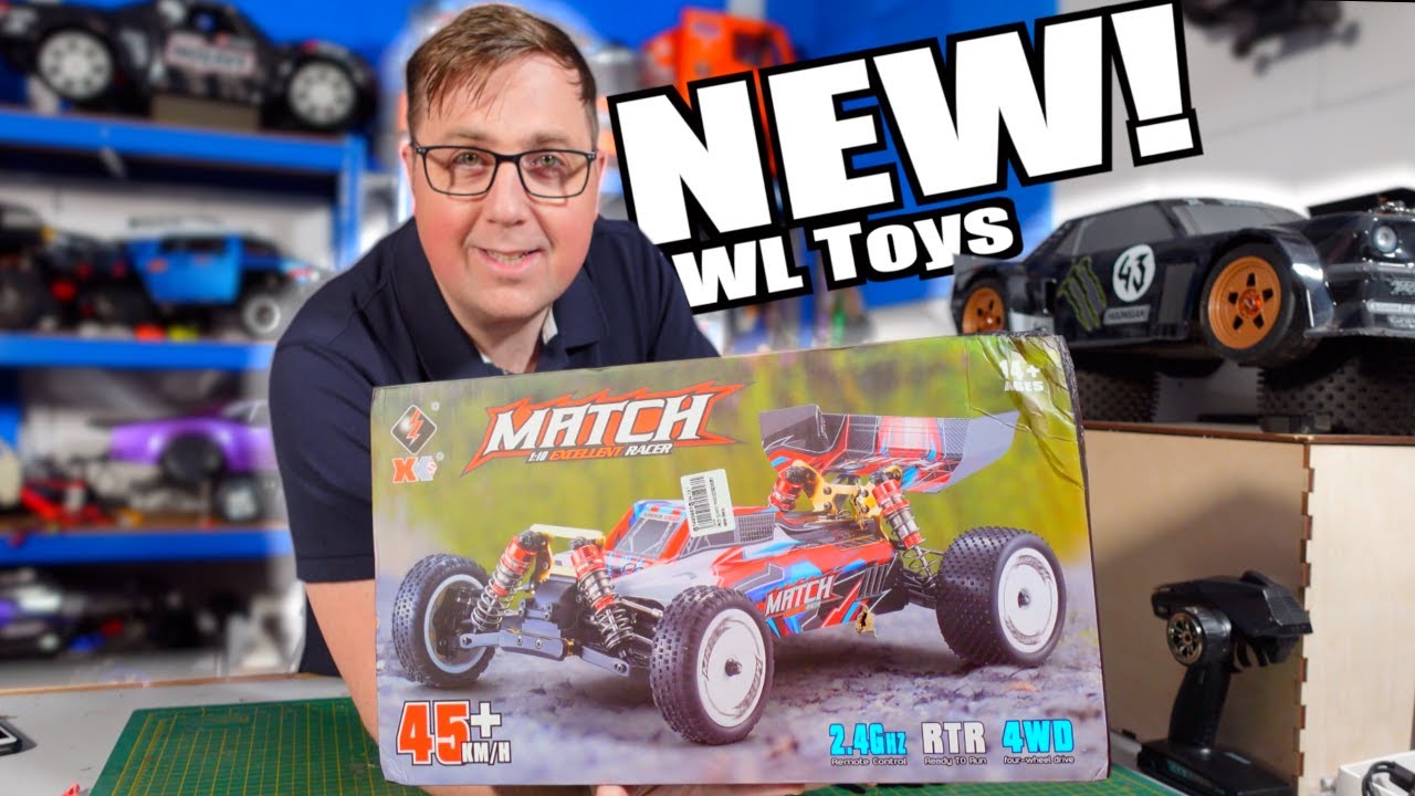 Coche RC wltoys Match Racer 104001 4x4 1:10 Metal Buggy (45km/h)