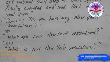 SVSSS X IT 402 - Functional English 1.1