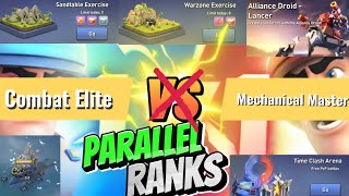 TOPWAR: Combat Elite & Mechanical Master : Separate Ranks on 1 vs 1 EVENTS | community poll !