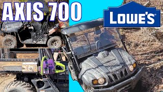 Exploring with Stubby, the AXIS 700 Lowe's UTV