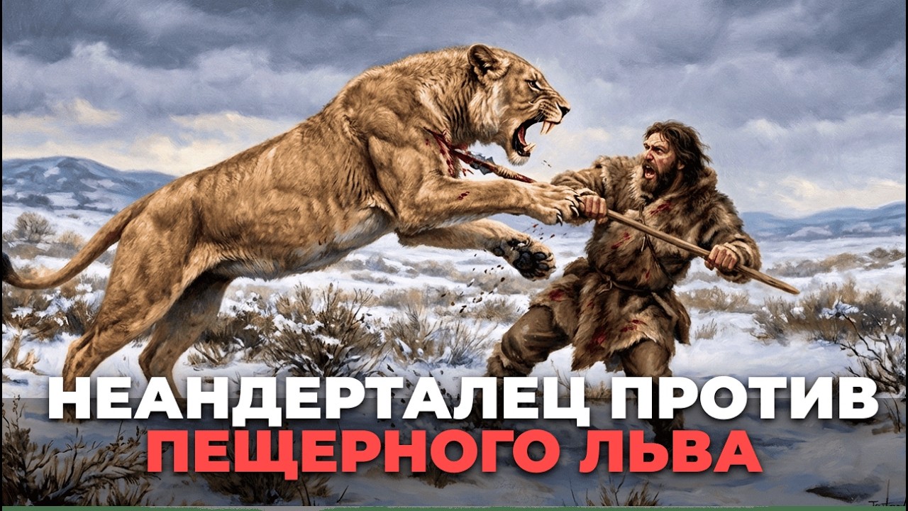 Лев против пещерного человека | Когда наши предки были добычей