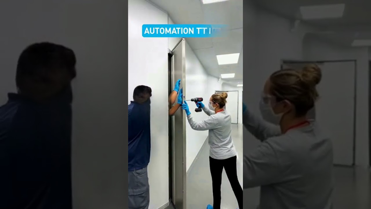 How to Install Hospital Clean-room Doors: Automatic & Manual Sliders | Door and Dock Solutions