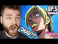 NO... NO F**KING WAY!!!! | JOJO'S BIZARRE ADVENTURE *PART 6* EPISODE 5 | (S5 EP:5) REACTION!
