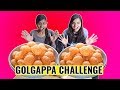 झाड़ू पोछे वाला Golgappa Challenge - Twin Sister Golgappa Challenge Video #पानीपुरी