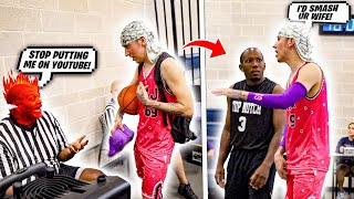 "GO BACK TO MALIBU!" I TROLLED EVERYBODY In My Men's League & They Got PISSED! (5v5 Basketball)