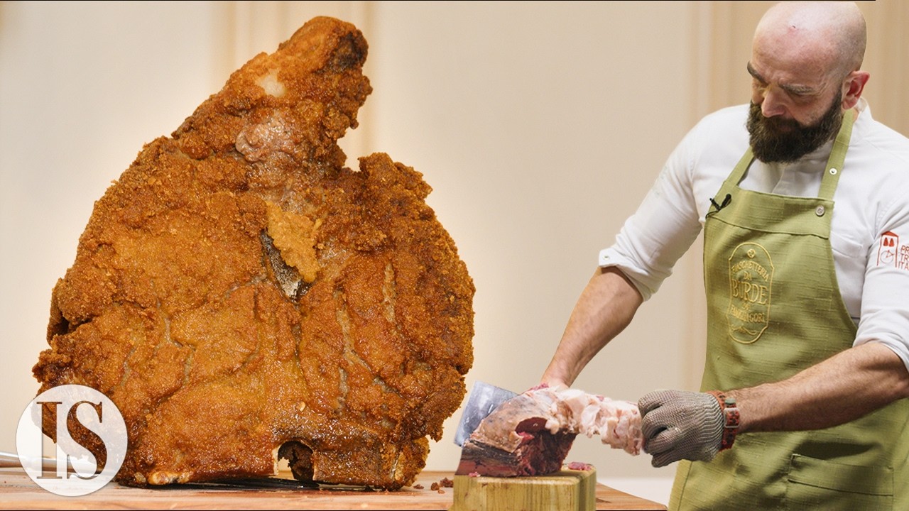 Bistecca alla fiorentina fritta della Trattoria da Burde dal 1901