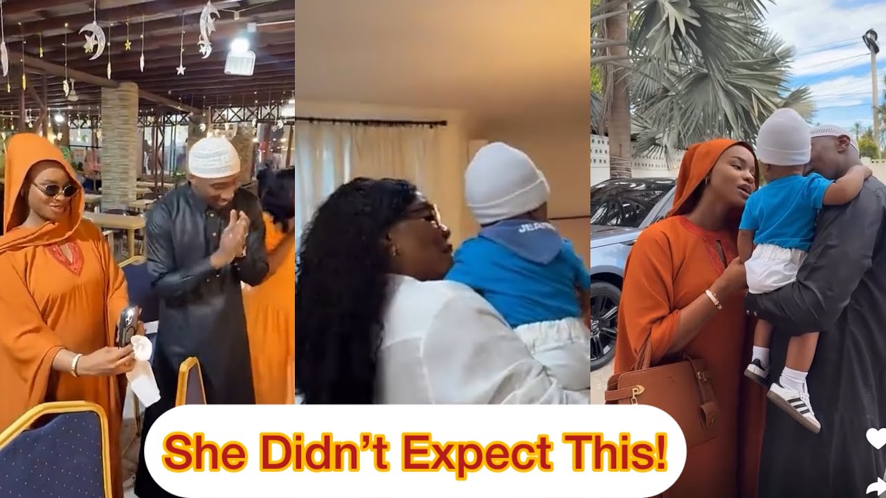 Присцилла Оджо в слезах, когда Иябо Оджо удивляет ее во время Рамадана