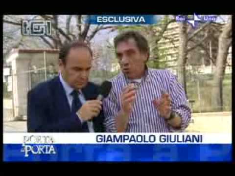 Previsione Terremoto L'Aquila part.2 Giuliani - Porta a Porta Italy Earthquake April 2009