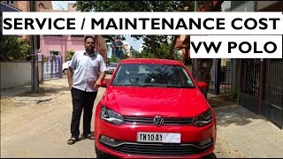 Service \/ Maintenance Cost of Volkswagen Polo