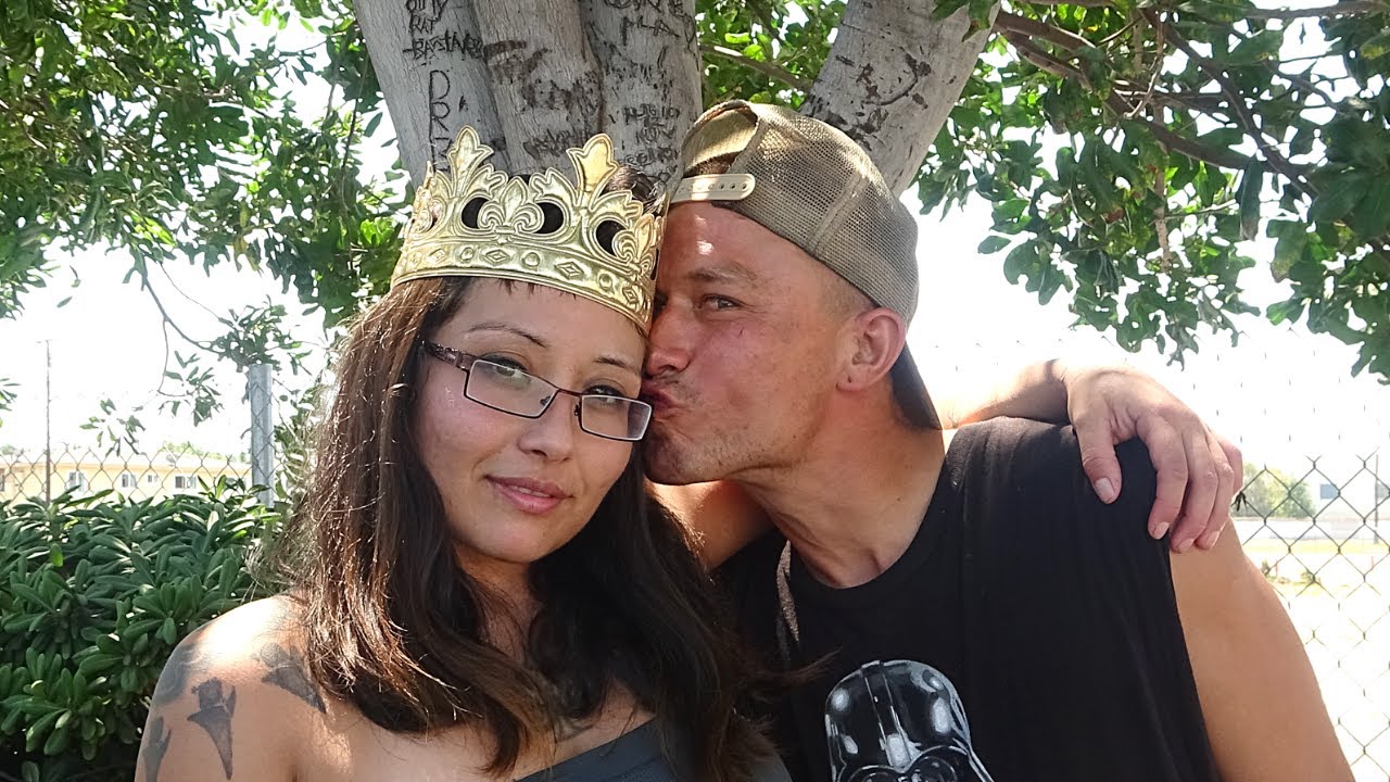 Homeless Schizophrenic Woman Interview and Partner - Debbie & Christian