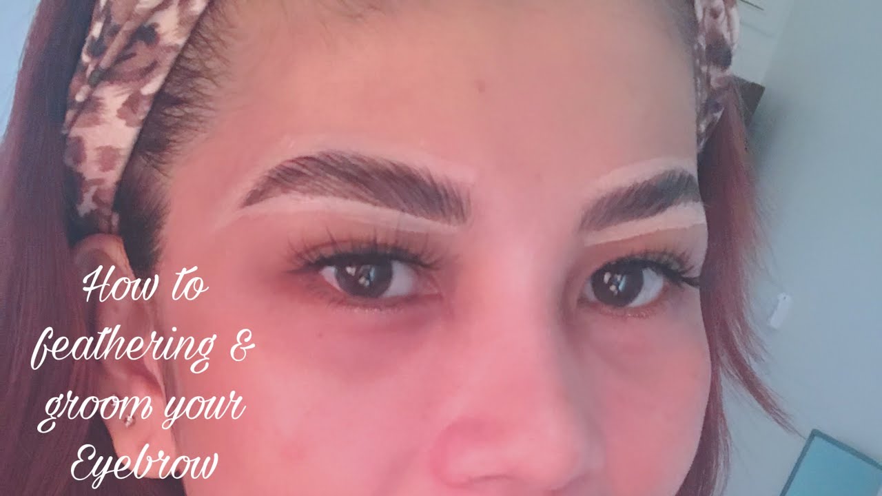 HOW TO : FEATHERING & GROOM YOUR EYEBROW AT HOME USING HAIR GEL | MARIE