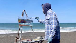 OIL PAINTING plein air HOW TO CREATE DEPTH using color and value