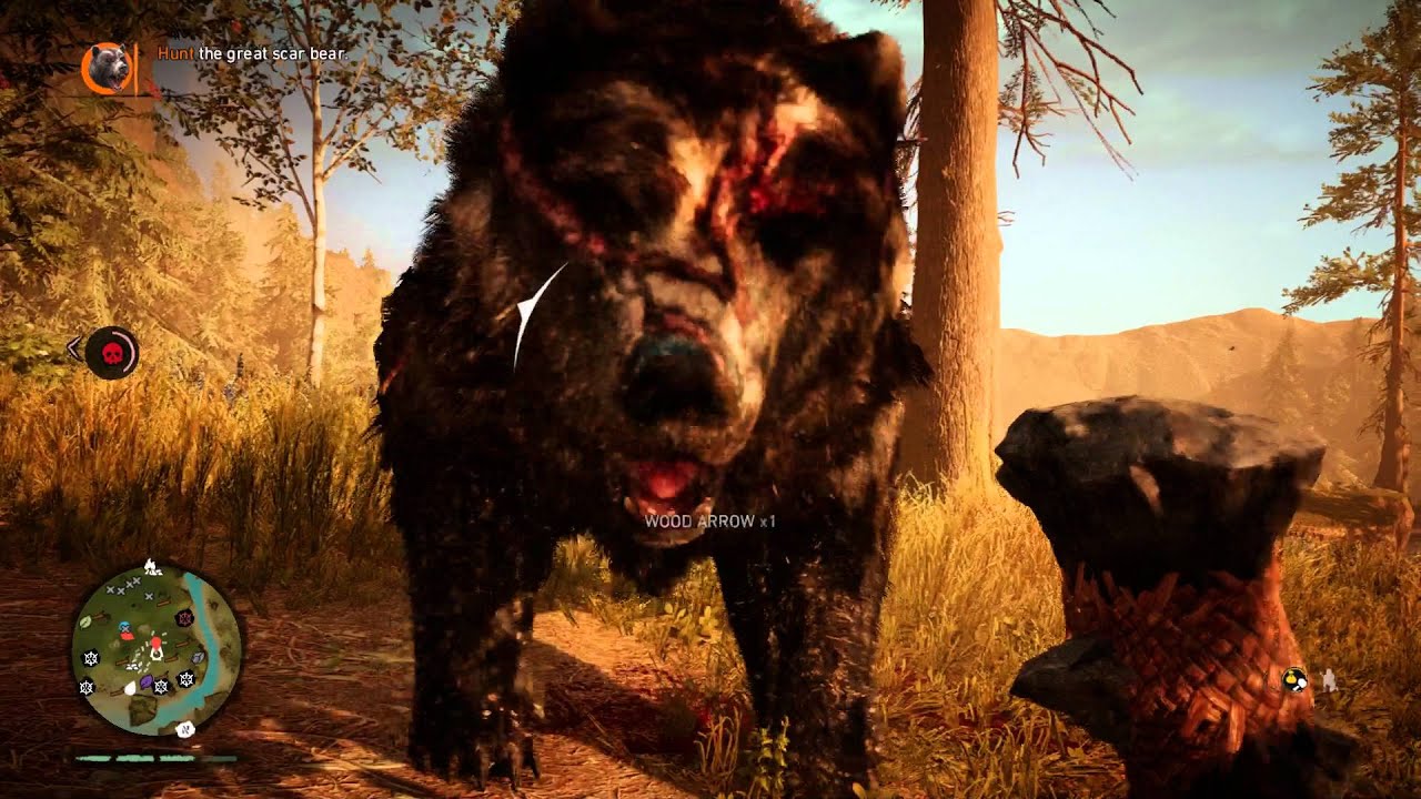 Great Scar Bear Hunt Mission Walkthrough Gameplay in Far Cry Primal