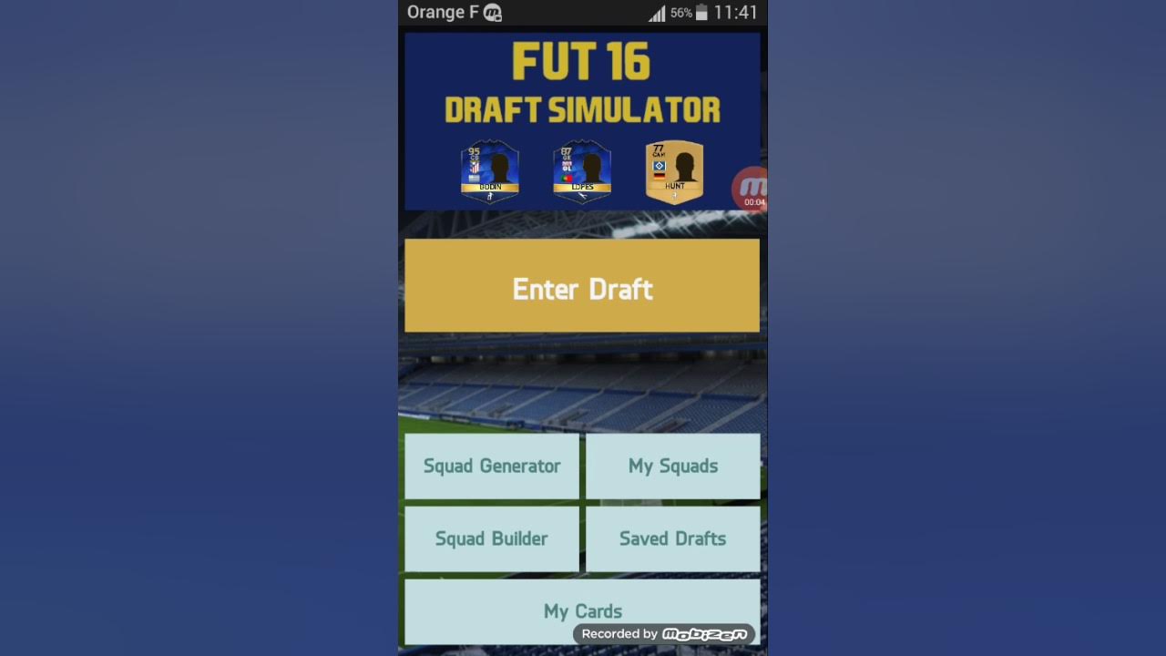 Draft simulator. Draft simulator