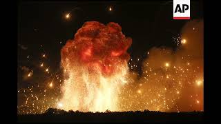 Thousands evacuated after ammunition store blast