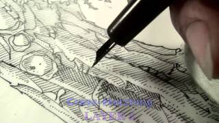 Pen and Ink Cross Hatching Masters Edition