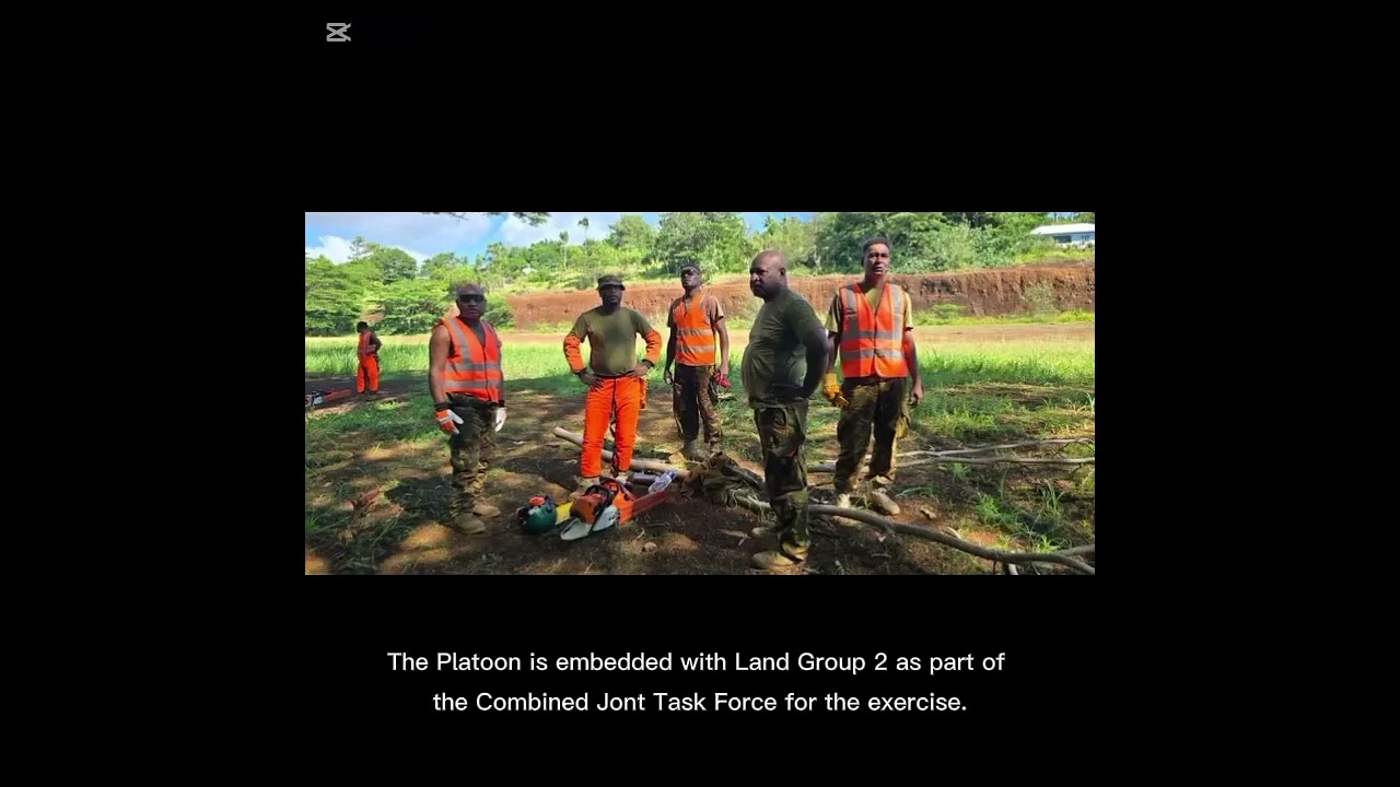 PNGDF ENGINEER BATTALION WITH AUSTRALIA, NEW ZEALAND AND FRANCE.