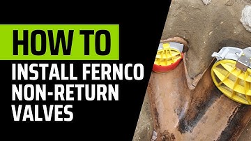 How to Install Fernco Non-Return Valves (NRV) | LEAP Civil AU