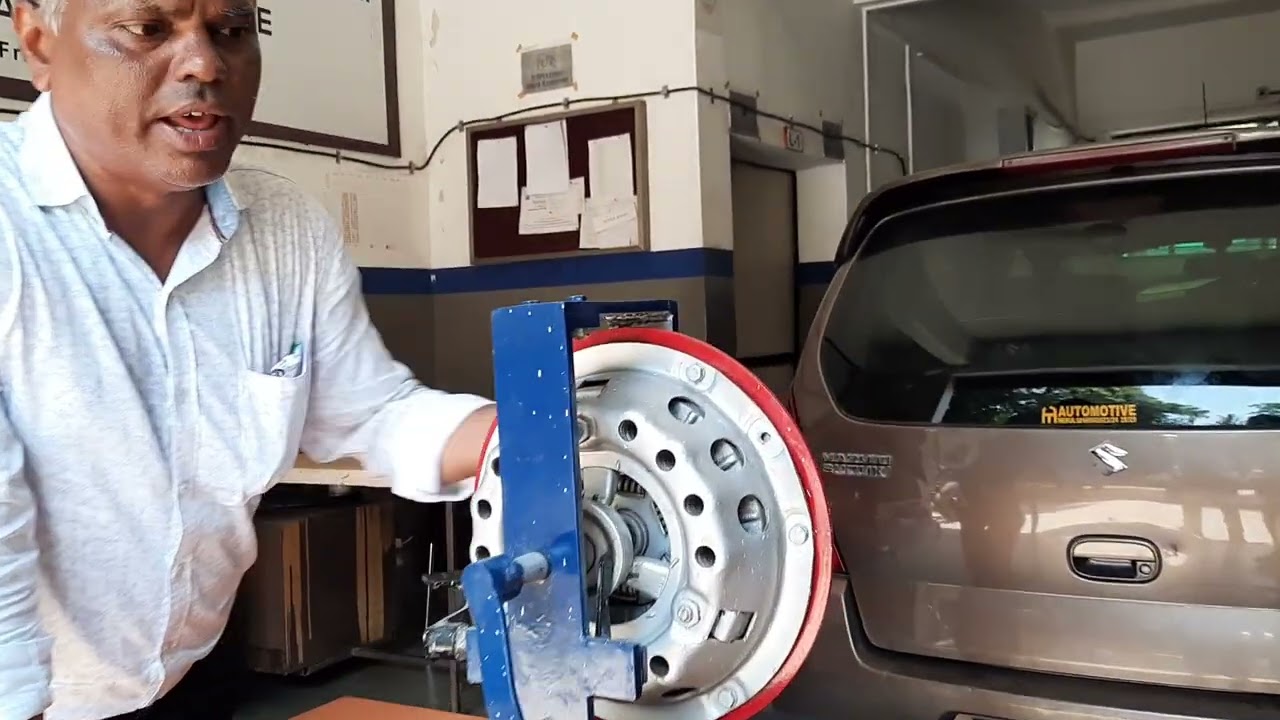 clutch kaise kam karata hai (single plate coil spring clutch functions)