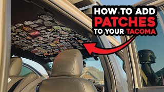 How to Add Patches to a Toyota Tacoma Headliner for Maximum Horsepower and Steeze
