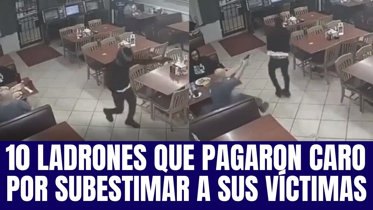 10 Ladrones que pagaron caro por subestimar a sus víctimas — reacciones reales captadas por cámaras
