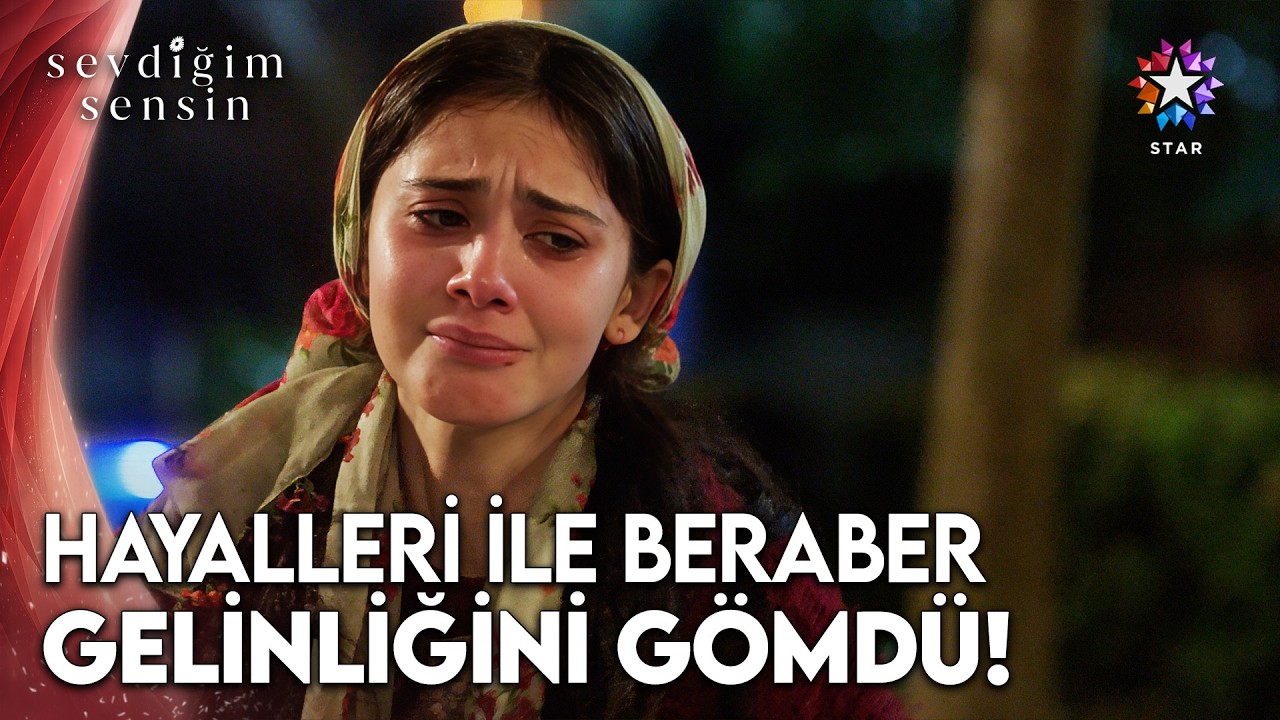 Dicle Ağlaya Ağlaya Gelinliğini Toprağa Gömüyor! | Sevdiğim Sensin 4. Bölüm