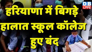 Haryana में बिगड़े हालात School College हुए बंद | Nuh Violence | Anil Vij | Breaking News | #dblive