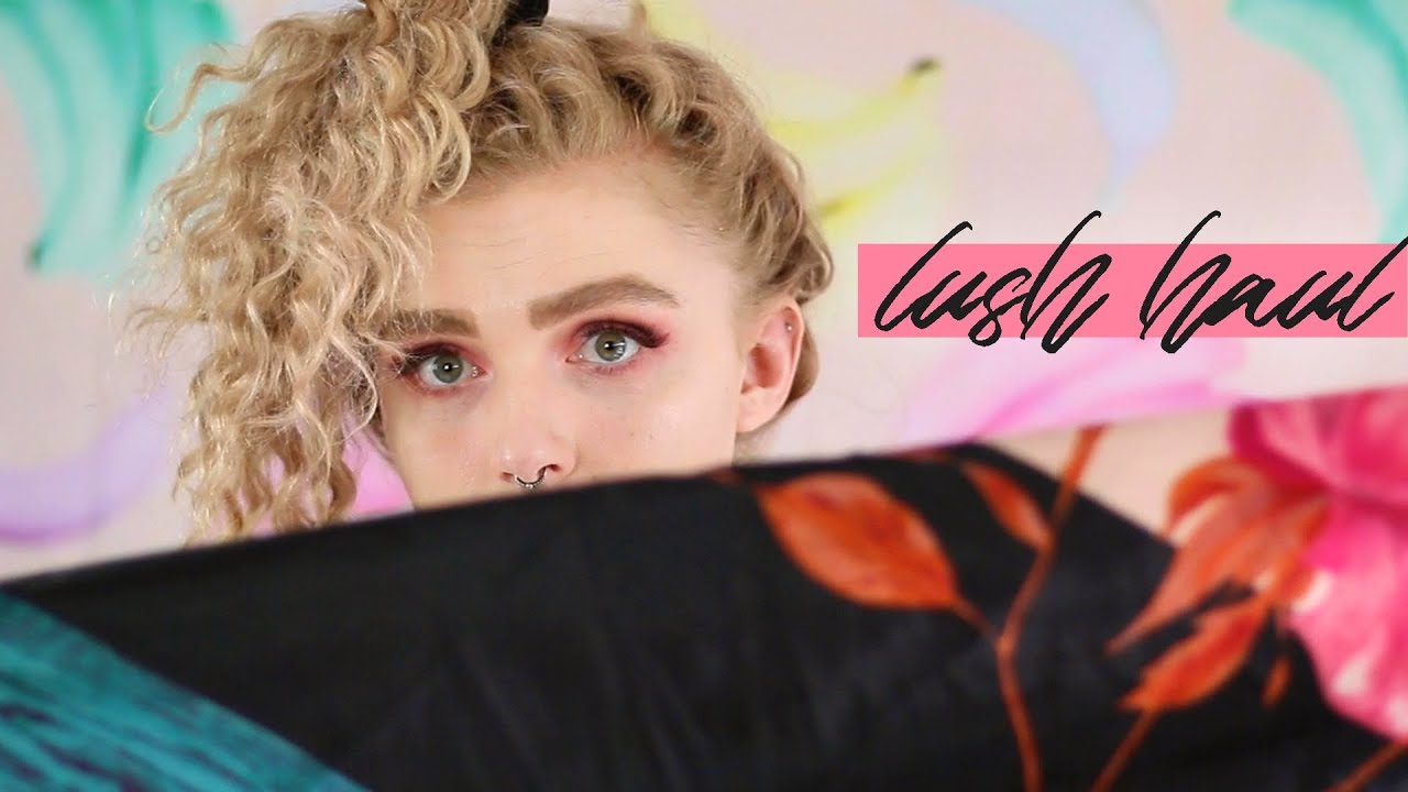 The smallest lush haul ever + knot wrap hairstyles 💁