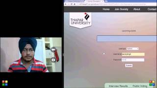 College Society Management Solution using SAP ERP screenshot 2