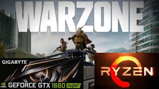 ryzen 3 2200g and 1660 super on warzone
