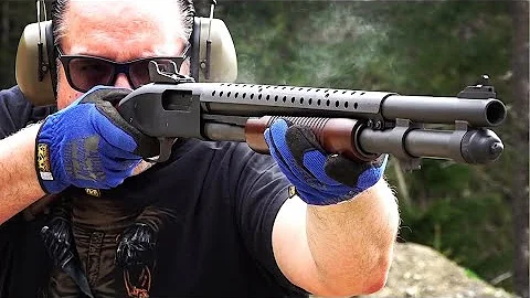 Mossberg 590A1 Retrograde 12 gauge shotgun review