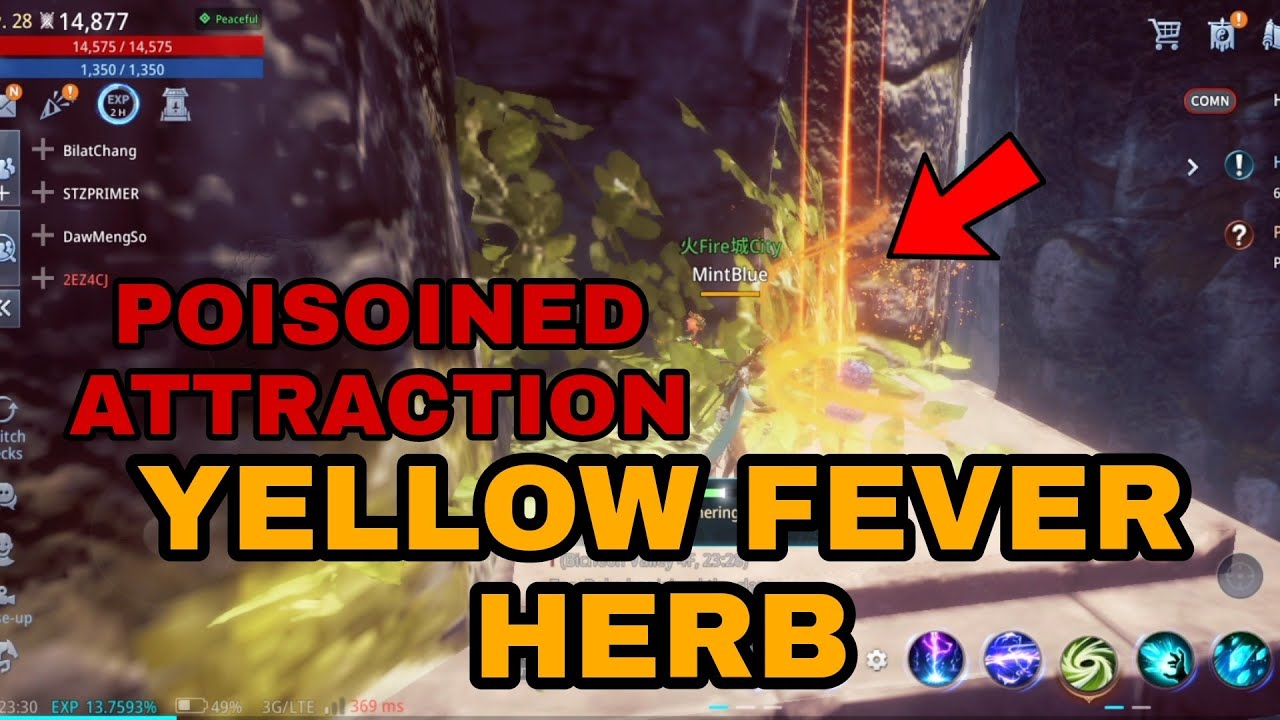 MIR4 FIND THE YELLOW FEVER HERB QUEST YouTube
