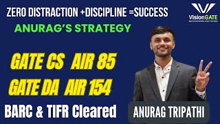AIR 67 GATE 24,AIR 85 & AIR 154 IN GATE CS & DA 2025,BARC AND TIFR written clear | Topper Interview