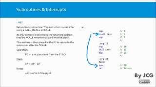 AVR Instruction Set 2 - (1 of 2) Branches (Jumps and Calls)