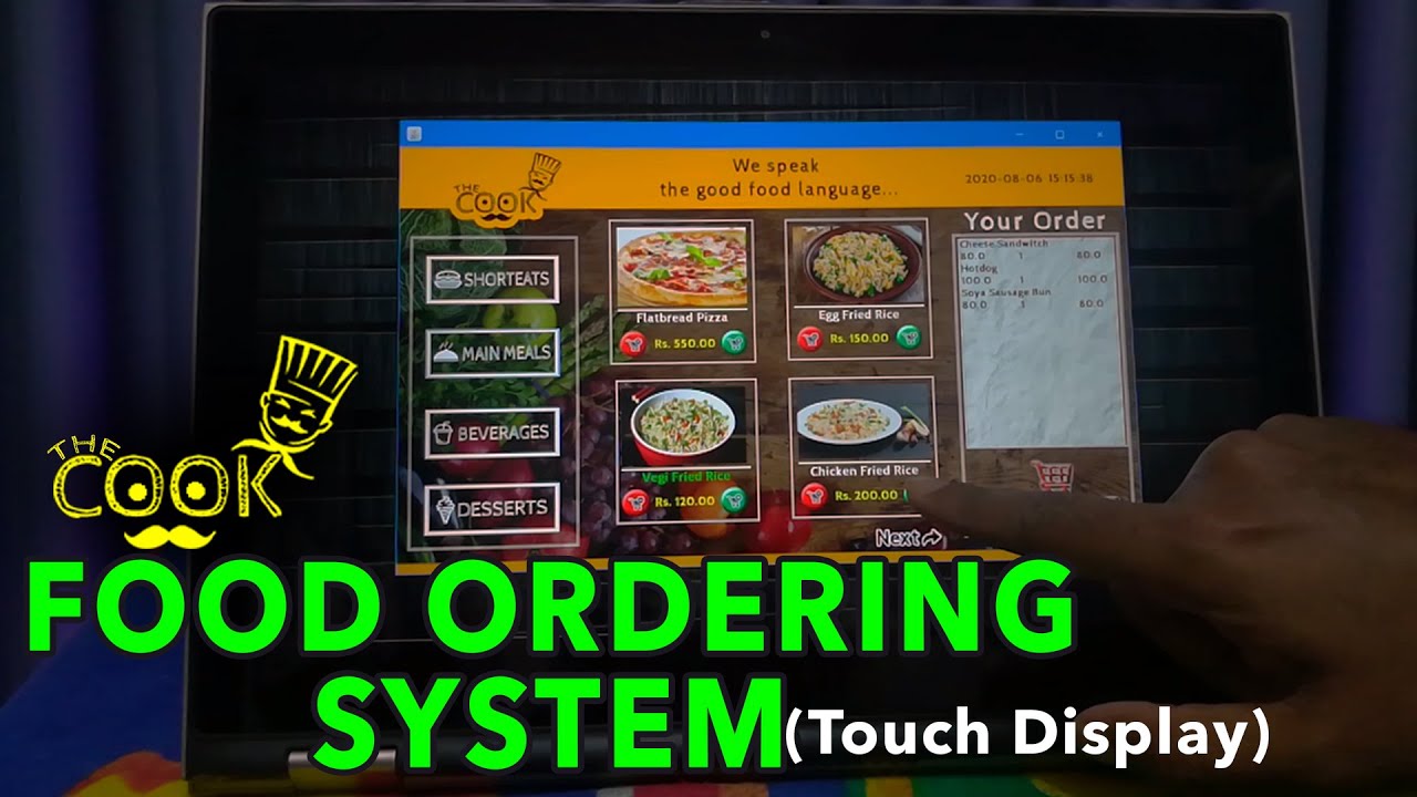 food ordering system java