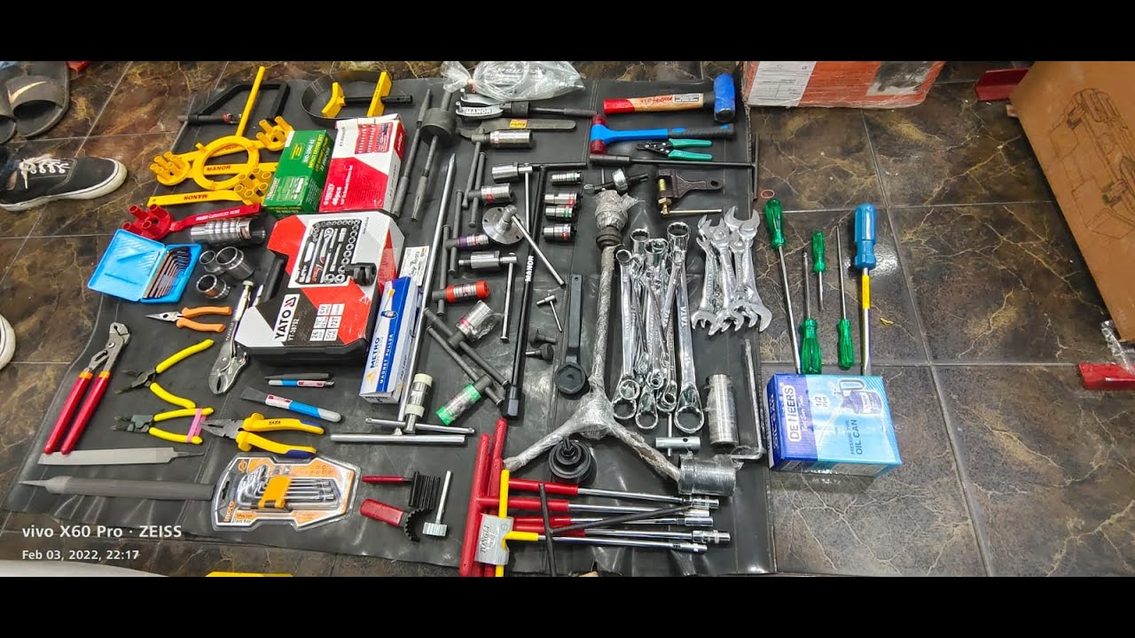 BIKE REPAIRING KIT | AUTO GARAGE HAND TOOLS | ACTIVA | HERO HONDA | PULSAR | BAJAJ | BIKE GARAGE KIT