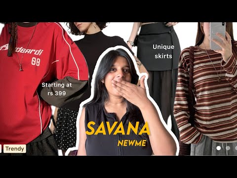Savana & Newme Haul • Unique Skirts • Cute Tops, Trendy Tees •