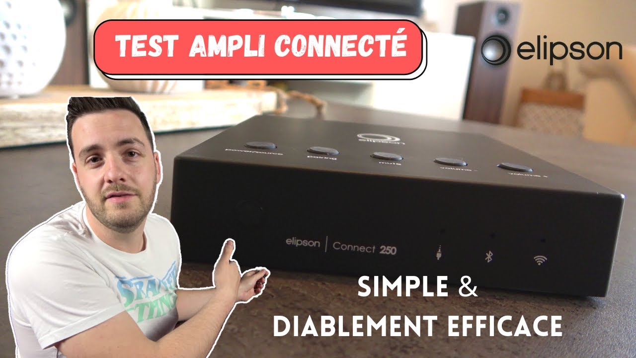 Elipson connect 250 noir - amplificateur hifi stéréo ELIPSON Pas Cher
