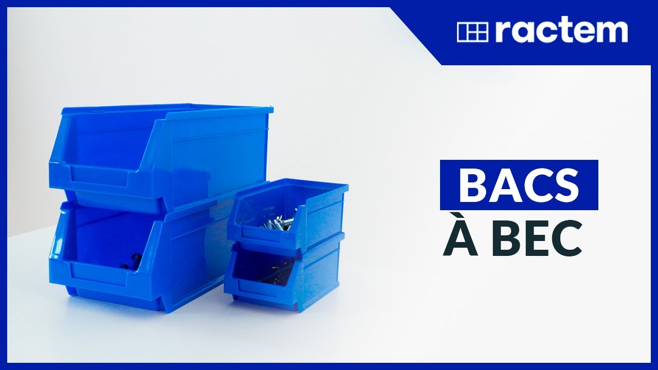 Bacs à Bec empilables por le stockage