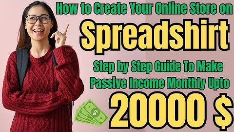 How to Create Your Online Store on Spreadshirt in 2024 #spreadshirt #customdesign #digitalmarketing
